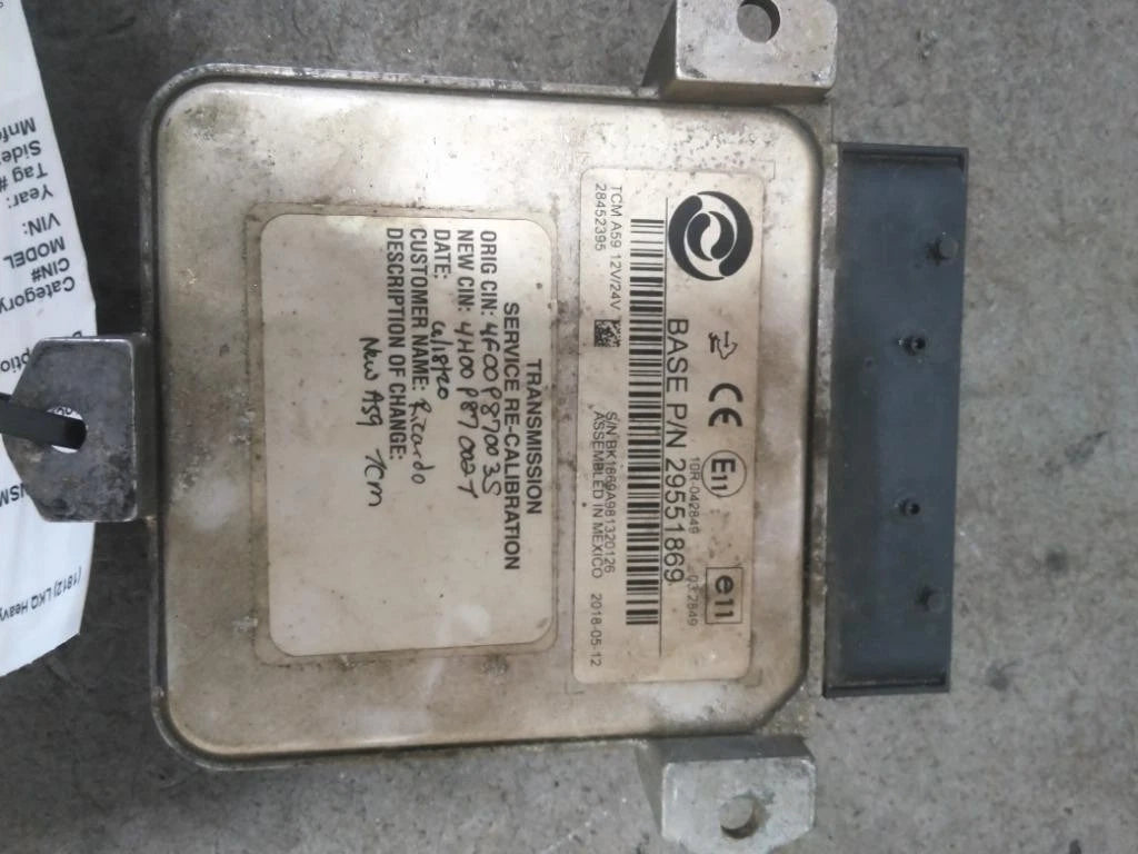 Transmission Control Module (TCM) for Allison 2500HS (2010) - Replaces 29551869