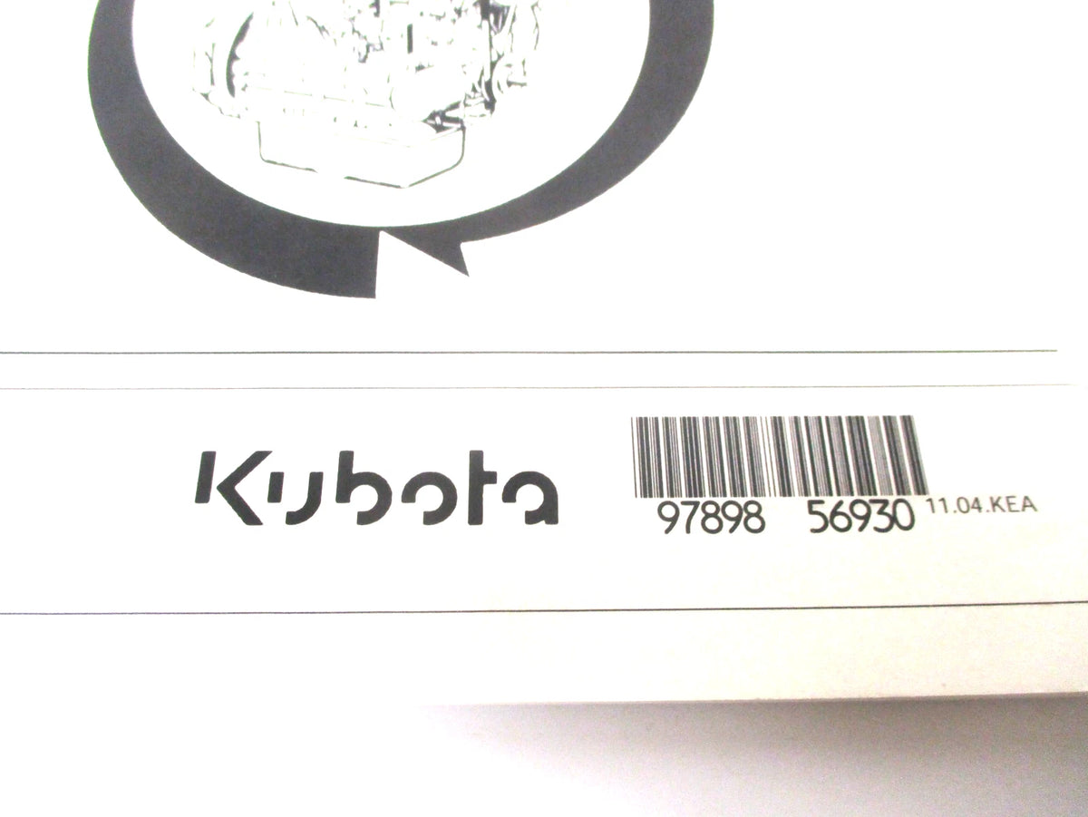 Illustrated Parts List for Kubota D1503-M-EB-SAE-2 Diesel Engine (97898-56930)