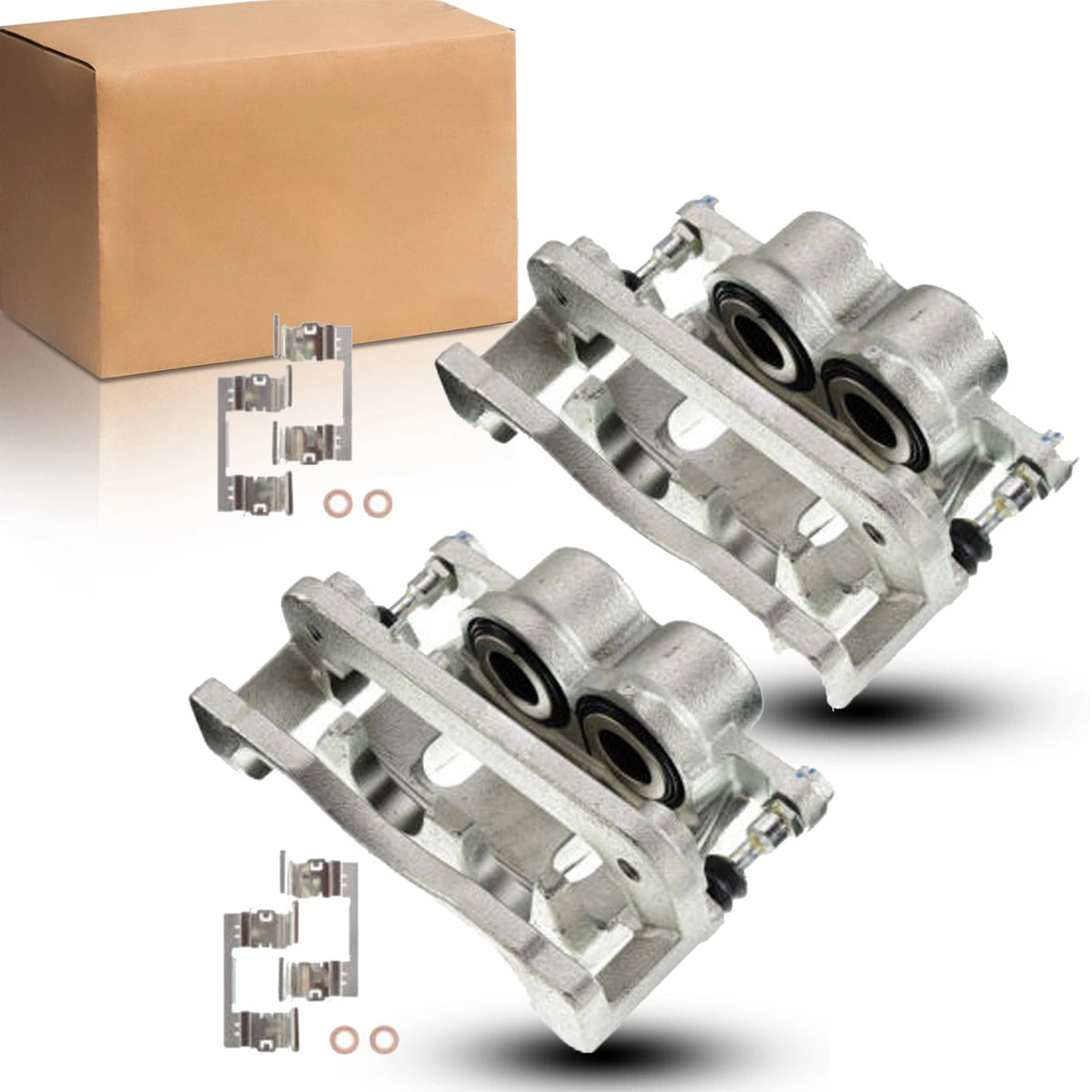 2X Front Brake Calipers for Cadillac Chevy Silverado 1500 (18P4918A, 18P4919A)