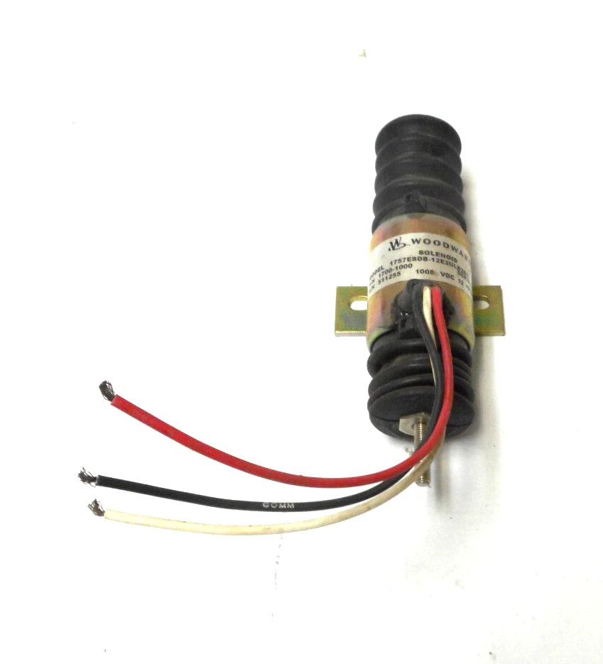 Woodward 12V Diesel Fuel Stop Solenoid for (1700-1000, 1575ESDB-12E2ULB2S1)