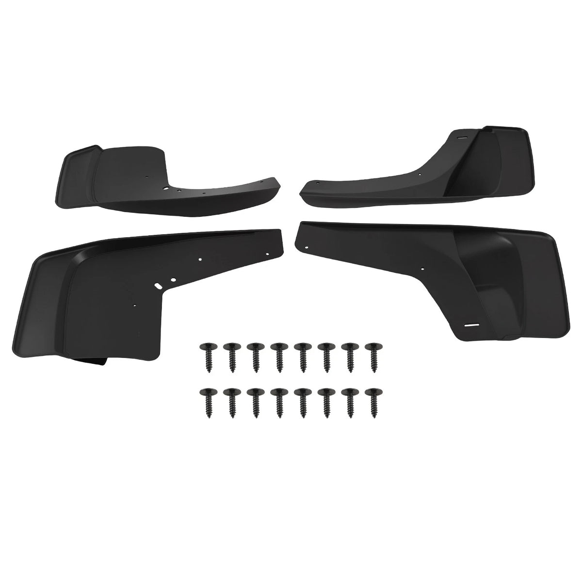 Complete Mud Guards Set for GMC Trucks SUVs (1999–2014) 12498342 Black