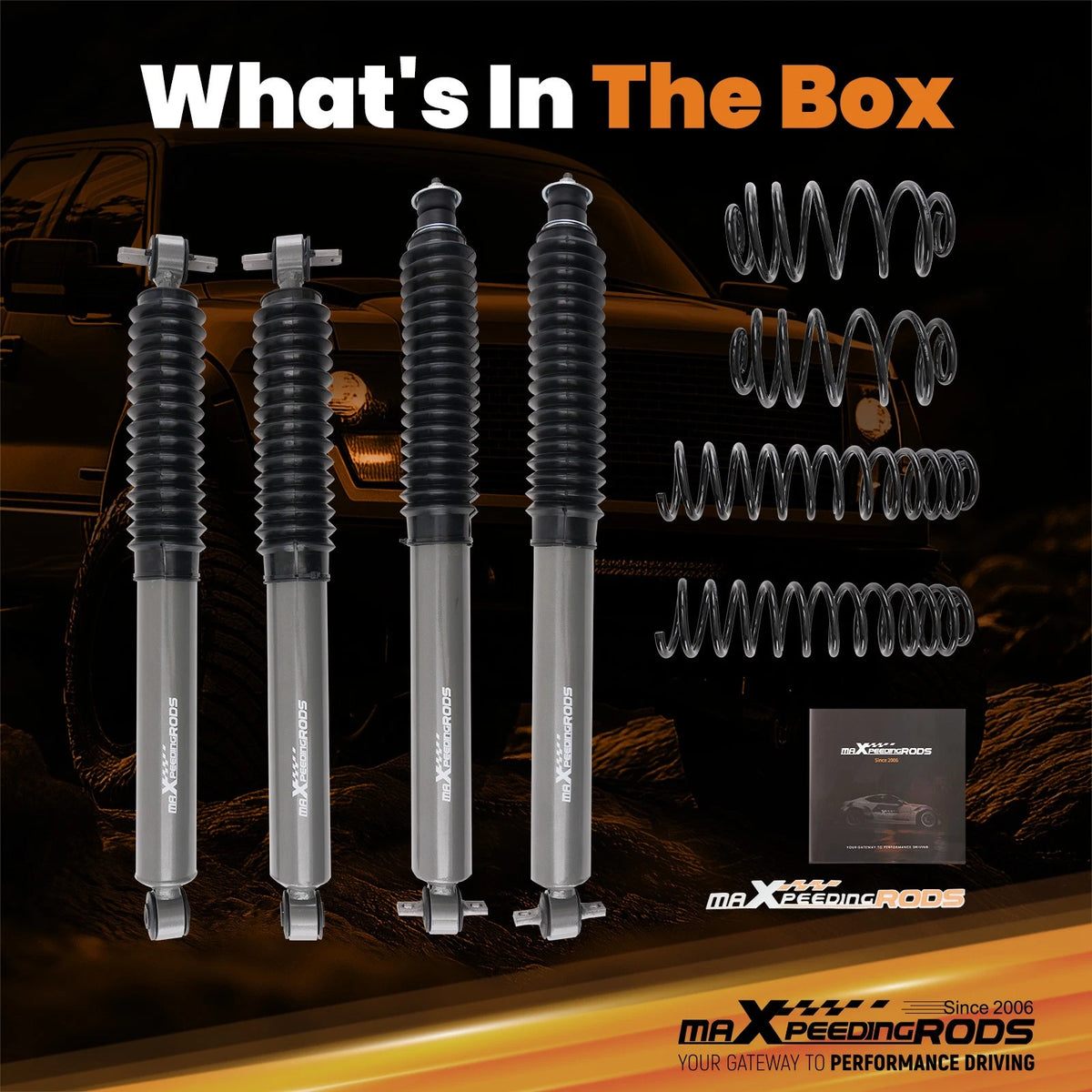 2.5" Suspension Lift Kit for Jeep Wrangler TJ 4WD (1997–2006)