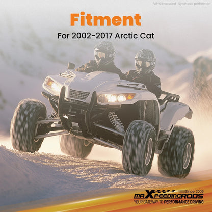 Plow Mount Bracket for Arctic Cat ATV (2002–2017) - Black Powder Coated Steel