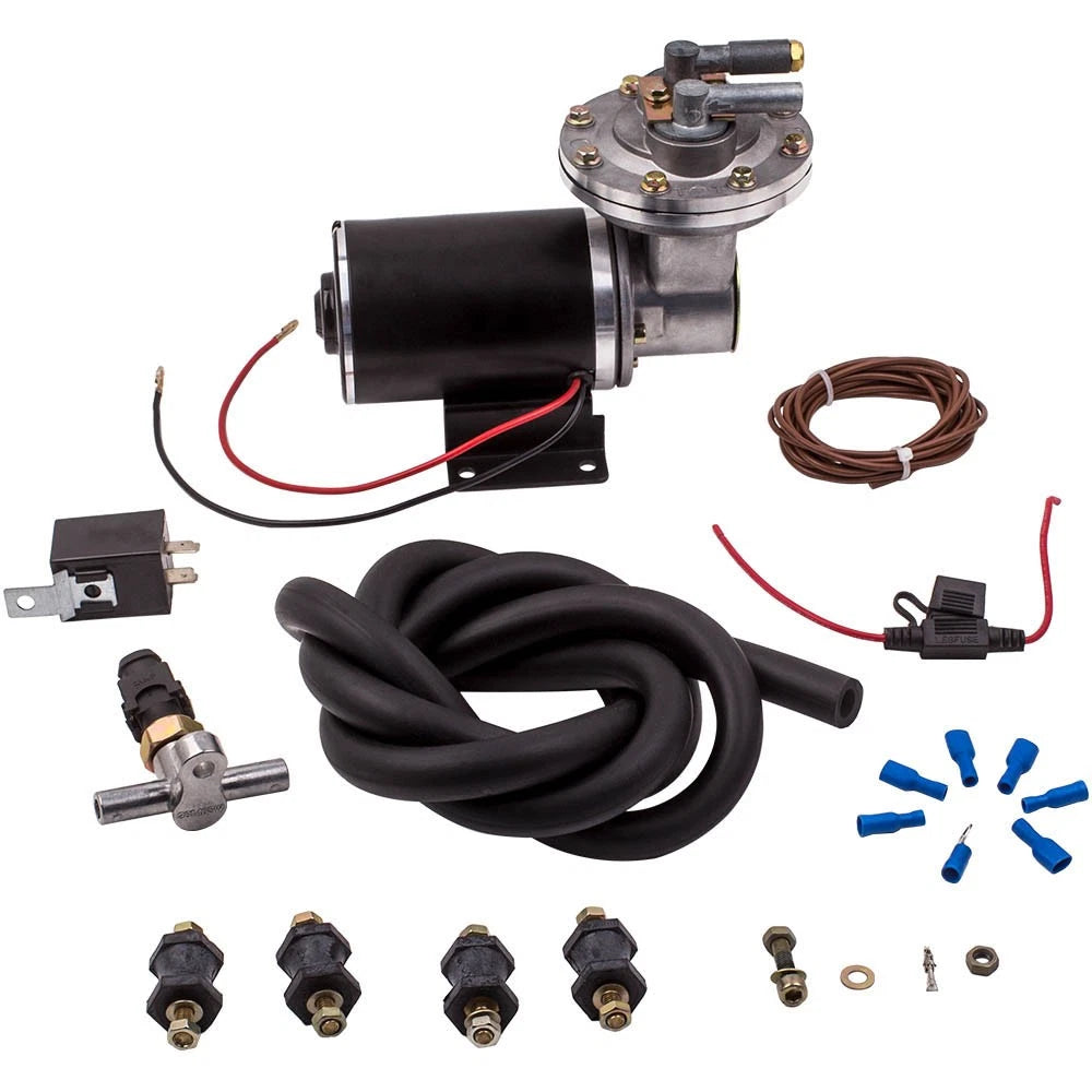 Electric Vacuum Pump Kit for Brake Booster 12 Volt (Universal Fit)