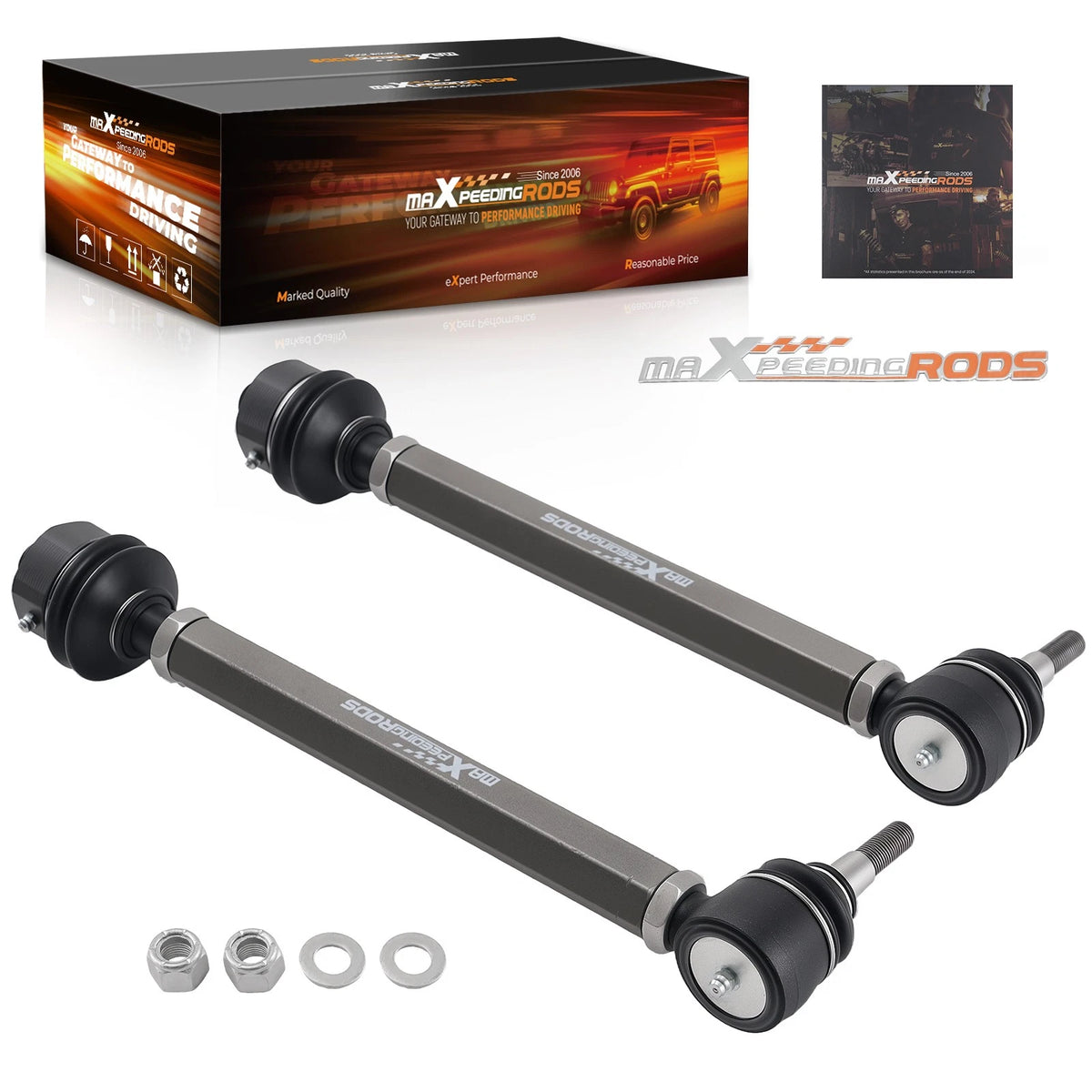 Tie Rod Kit for Chevy Silverado 2500HD 3500HD GMC Sierra 2500HD (2011–2024)
