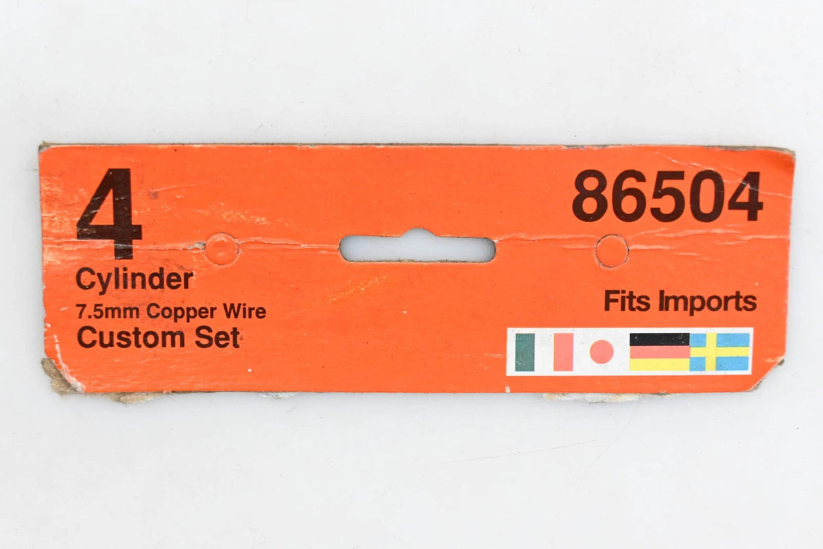 Spark Plug Wire Kit for Autolite 86504 (4 Cylinder)