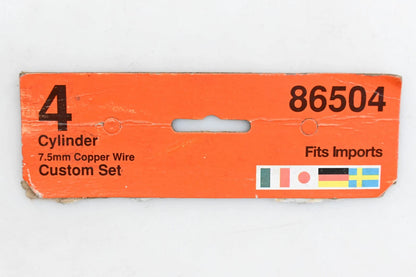 Spark Plug Wire Kit for Autolite 86504 (4 Cylinder)