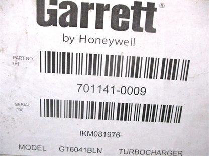 Garrett GT6041BLN Turbocharger for Marine 3516B (Reman) (180-9191, GT60)