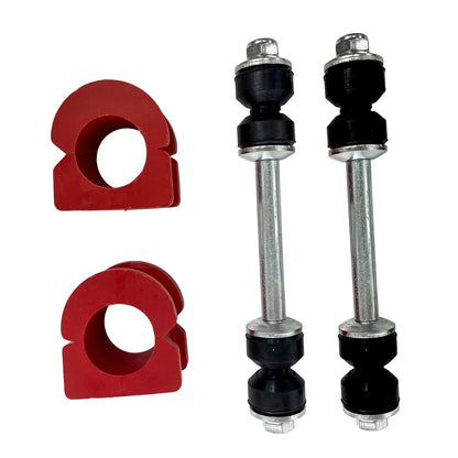 4PC Front Sway Bar Link & Bushing for Cadillac Escalade, Chevy Silverado, GMC Sierra (2007–2018)