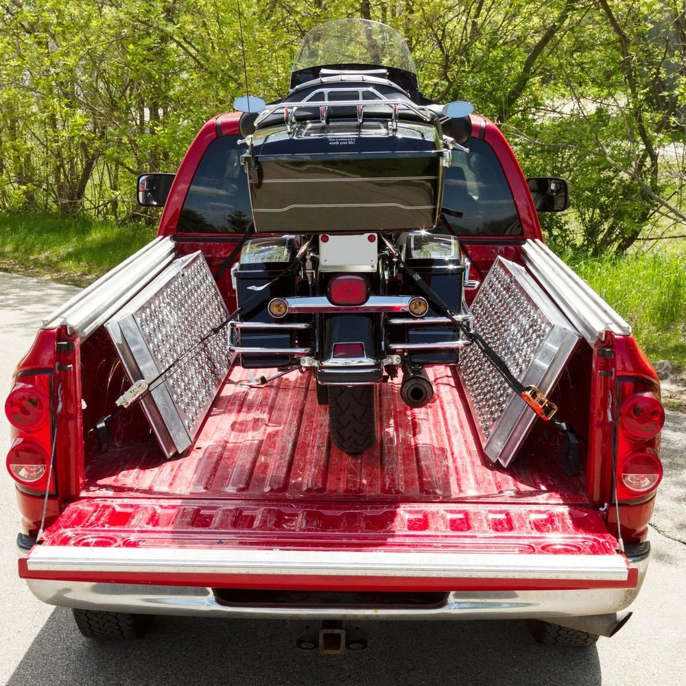 12' Motorcycle Ramp for Truck (3,000 lb Cap) Big Boy EZ Rizer™