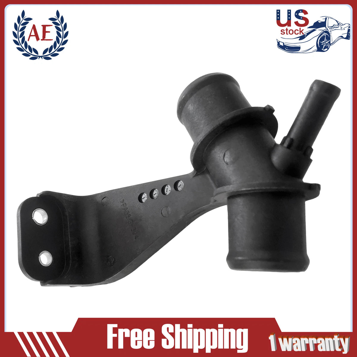 Water Outlet for Toyota Corolla Matrix 1.8L L4 (2009–2017) 165770T030