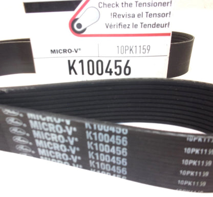 Gates Serpentine Micro-V Belt 10PK1159 for K100456 (46-1/8" X 1-3/8")