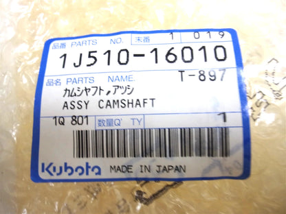 Camshaft Assy for Kubota V3600 (OEM 1J510-16010)