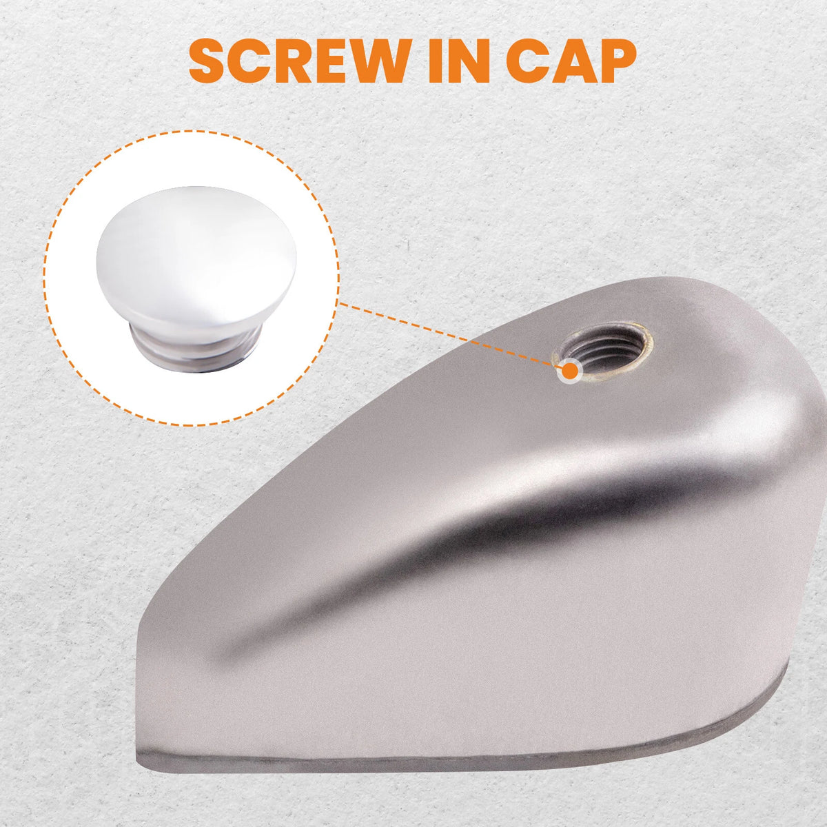 2.4 Gallon Gas Fuel Tank for Harley-Davidson Sportster (1957–1978)