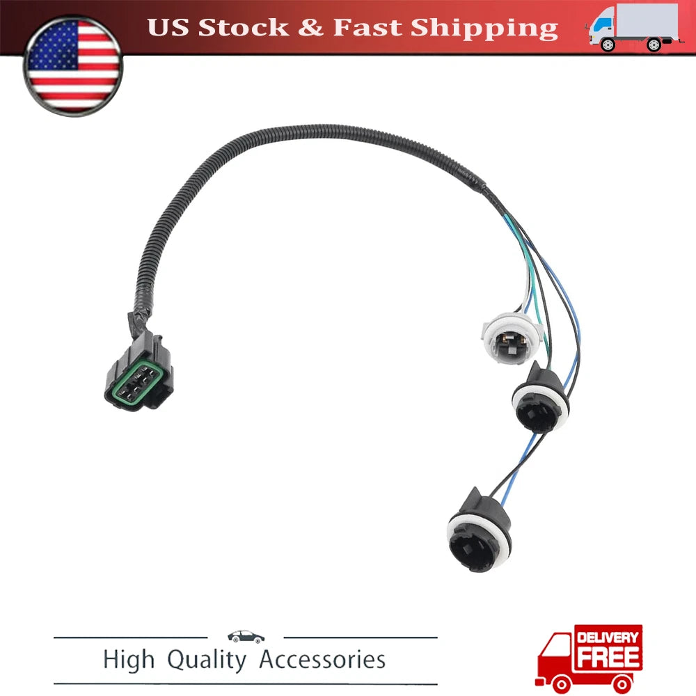 1x Rear Passenger Tail Light Wiring Harness for Silverado Sierra (1999–2005) 88986855