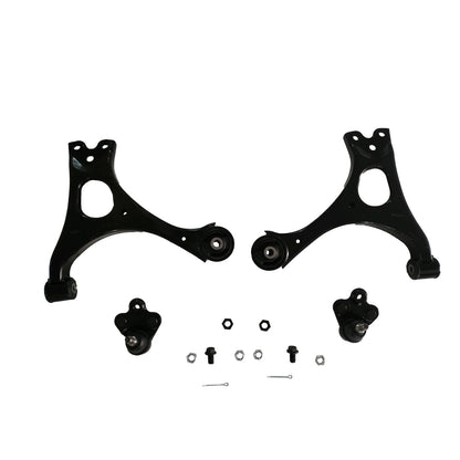Set of 4 Front Lower Control Arms + Ball Joints for Honda Civic/Acura CSX (2006–2011)