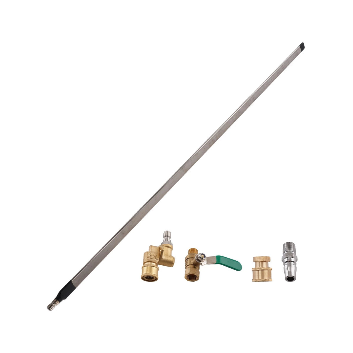 Radiator Cleaning Wand for Car Truck Tractor (39.4in Stainless Steel)