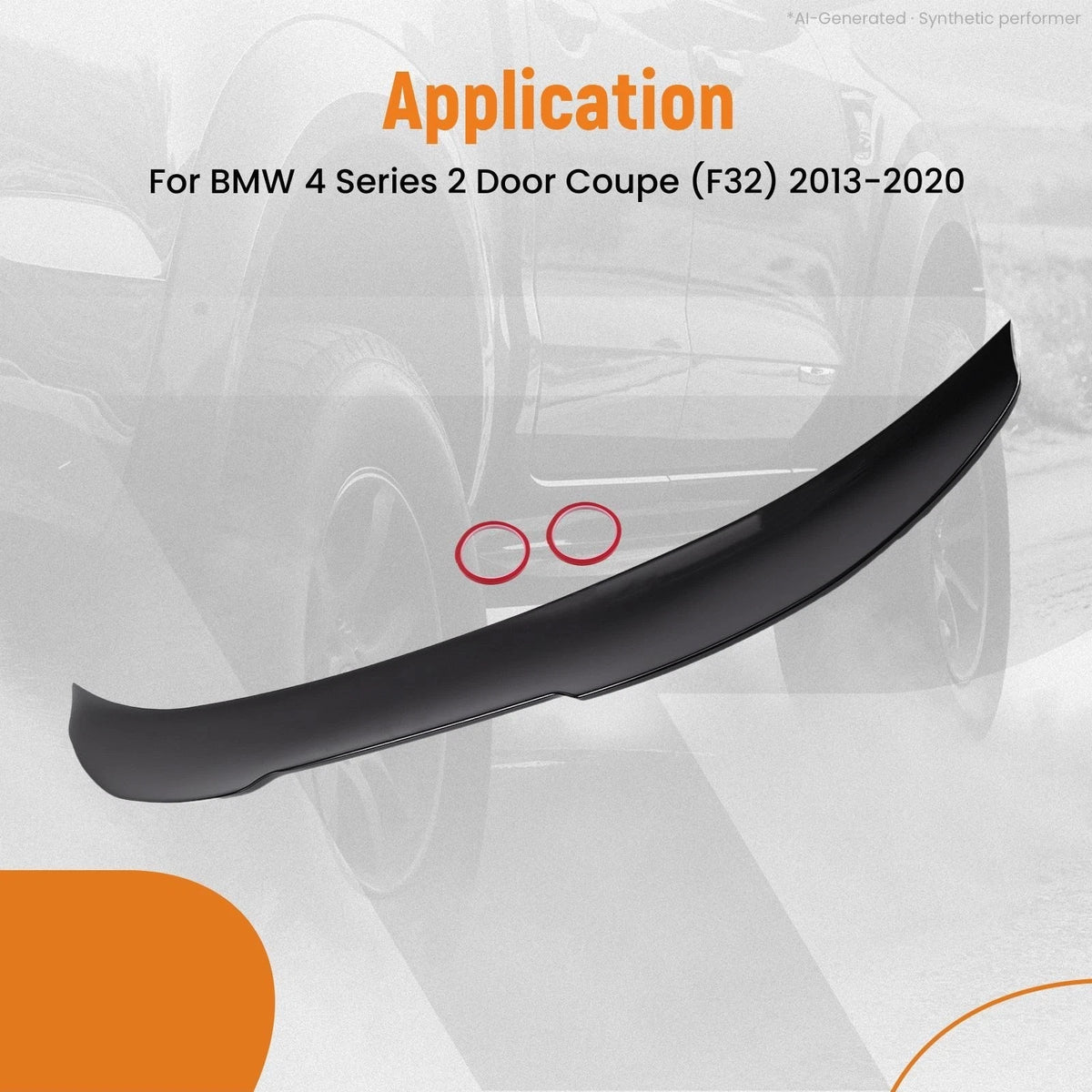 ABS PSM Style Rear Spoiler Wing for BMW F32 4 Series (2013–2020)
