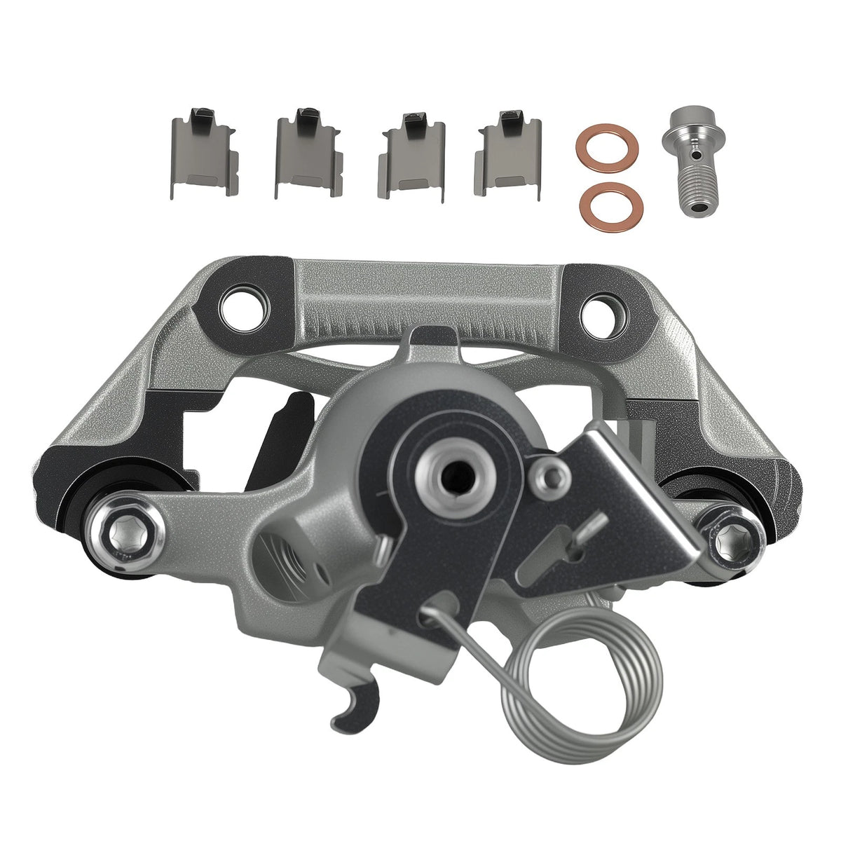 Rear Right Disc Brake Caliper w/Bracket for Lincoln MKX (2011–2015) 1.68" Piston