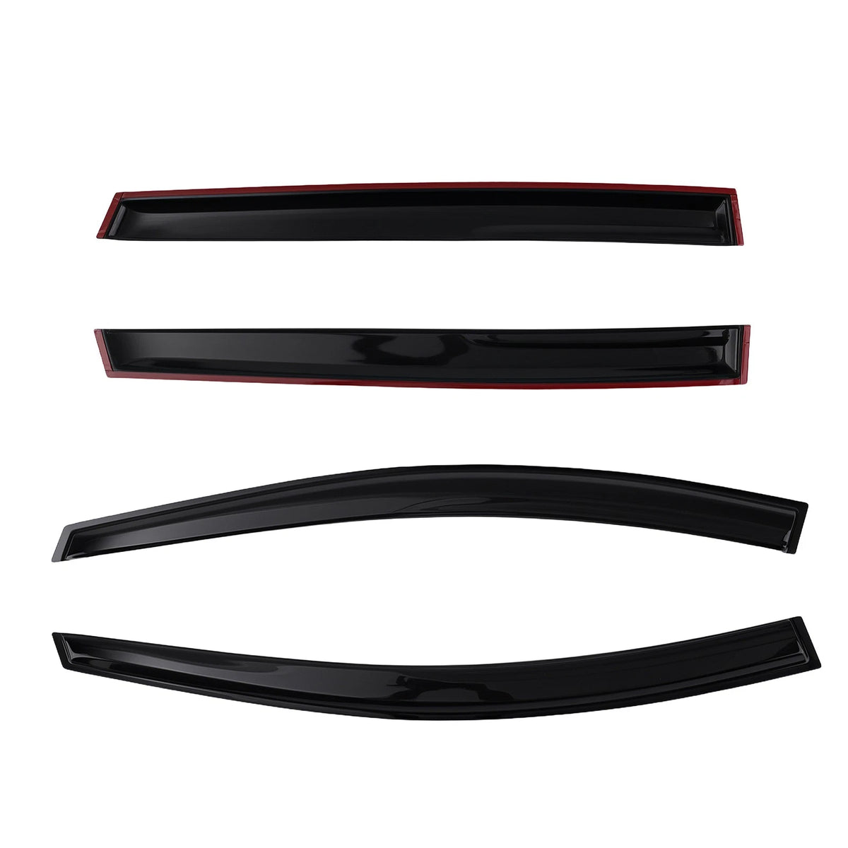 Set of 4 Front Rear Window Guards for Ford Escape (2013–2019) Rain Deflectors