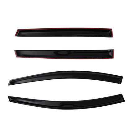 Set of 4 Front Rear Window Guards for Ford Escape (2013–2019) Rain Deflectors