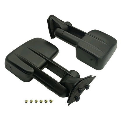 Pair Manual Mirrors for Chevy Silverado GMC Sierra 1500 2500HD 3500HD (1999–2006)