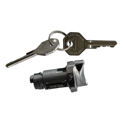 Chrome Ignition Lock Cylinder Zamak 5 w/ Keys for Chevrolet Corvette (1953–1964)