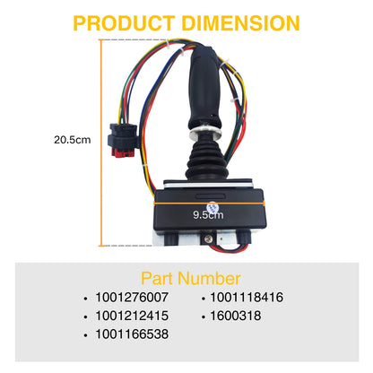 Joystick Controller for JLG Articulating Boom Lift (1001166538, 1001118416, 1600318)