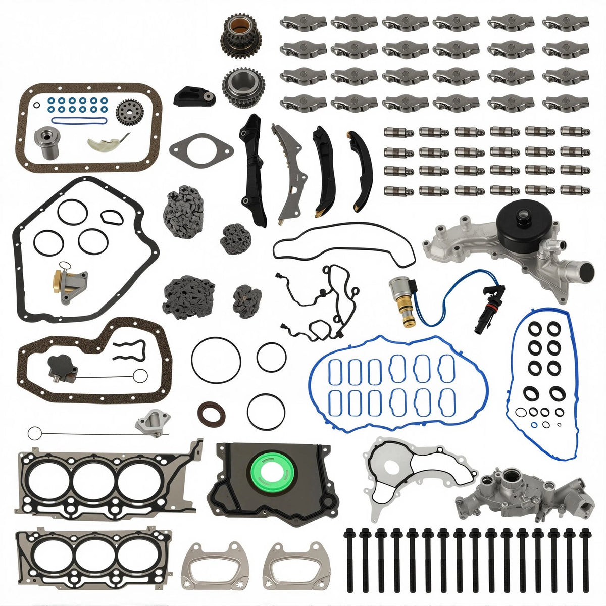 Timing Chain Kit with Pump for Chrysler Jeep Wrangler Dodge Charger VW 3.6L (2011–2015)