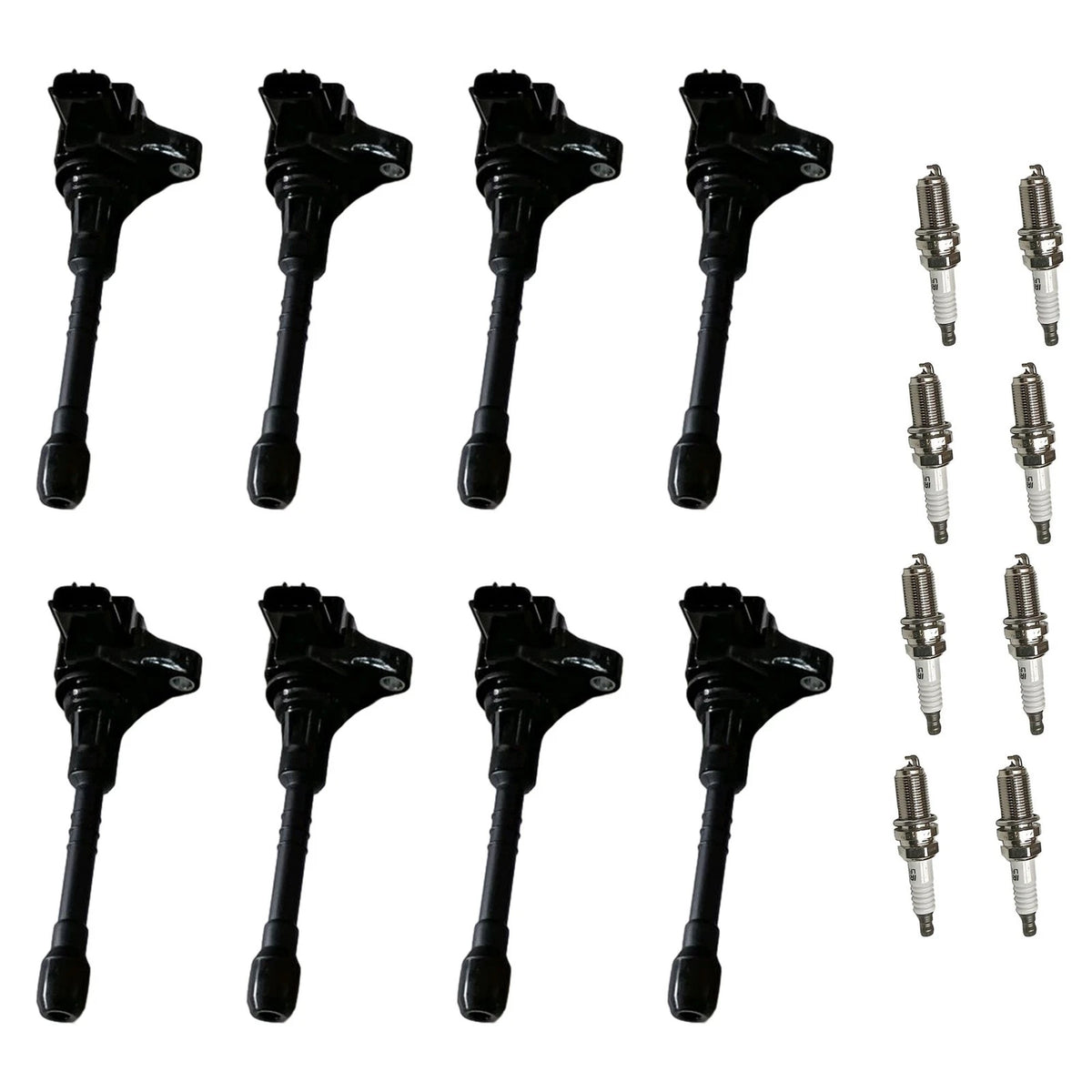 8X Ignition Coil & Iridium Spark Plug for Infiniti QX56 QX80 (2004–2020)