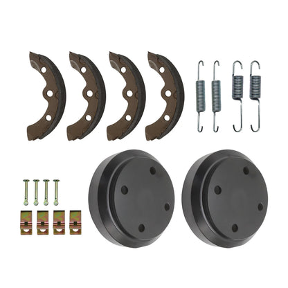 Brake Drum Brake Shoes Kit for Club Car DS (1995–Up) & Precedent (2004–Up)