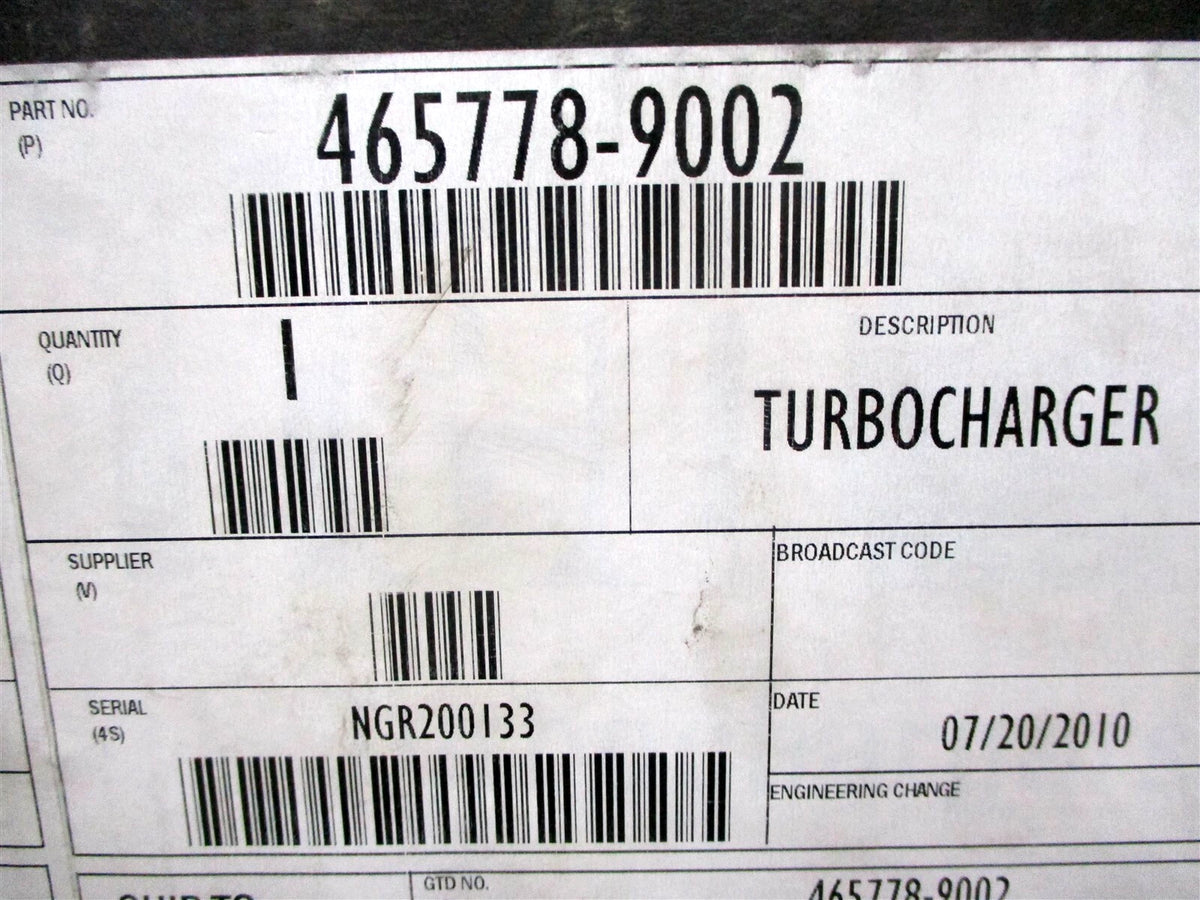 Reman Garrett TA3107 Turbo for Perkins C4-236 (Replaces 2674372)