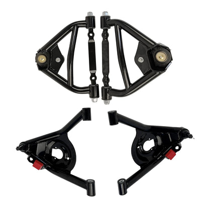 Set of 4 Front Tubular Control Arms Suspension Kit for Chevrolet Camaro (1970–1981)