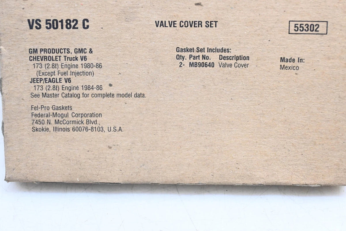 Fel-Pro VS 50182 C Valve Cover Gasket Kit for