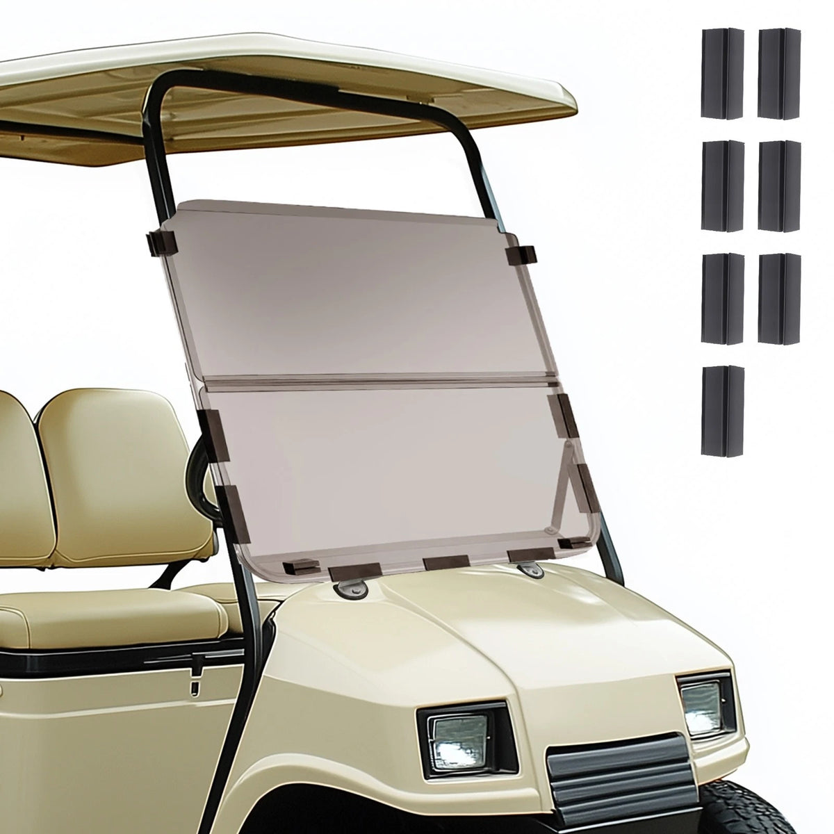 Front Windshield for Club Car DS (1982–2000.5) Tinted Folding