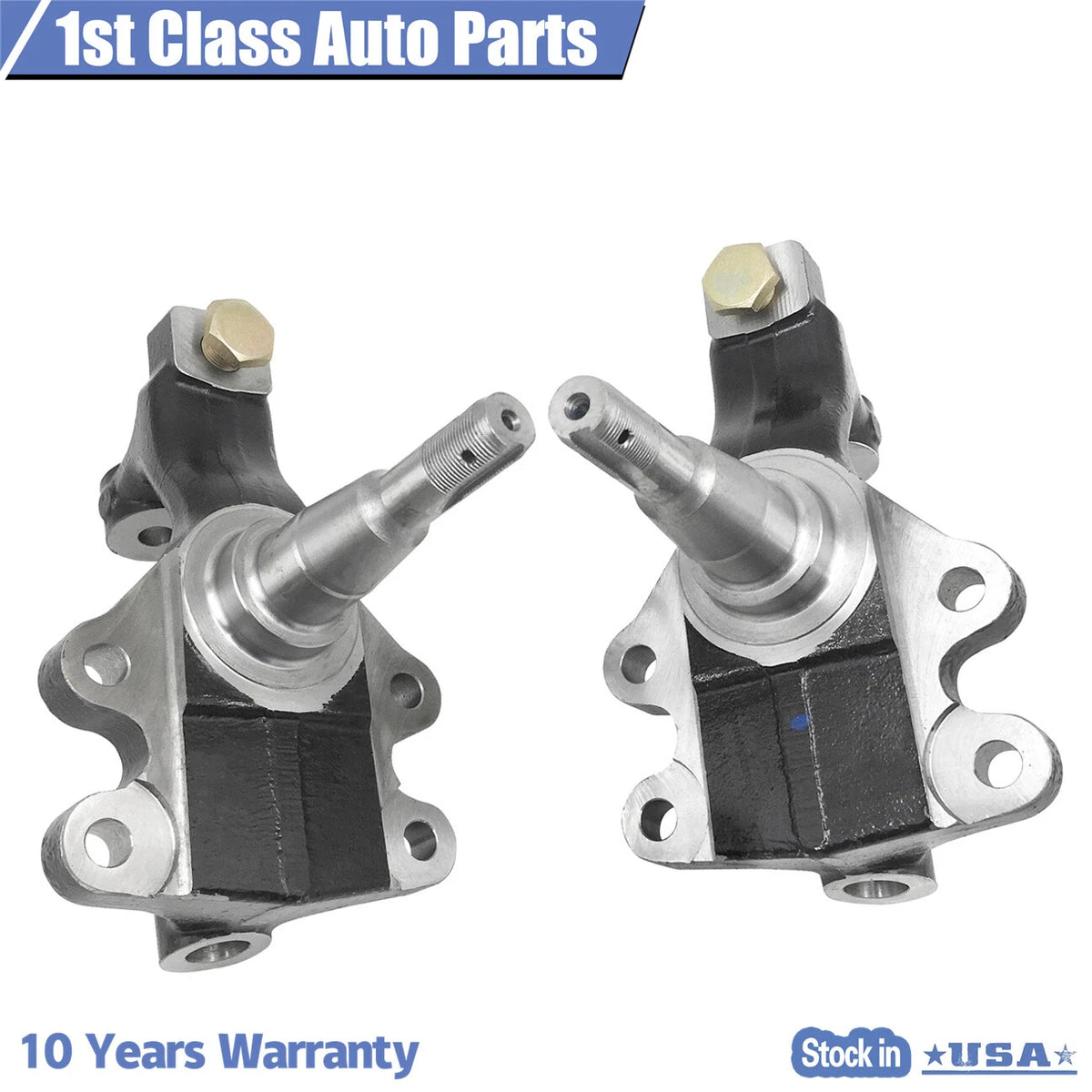 2X Disc Brake 2" Drop Spindles Steering Knuckles for GM A-Body/F-Body (1964–1972)