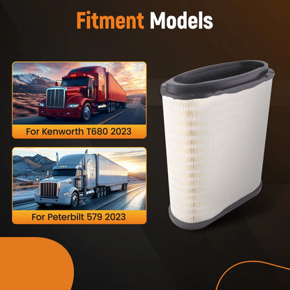 Air Filter D37-1061 for Kenworth T680, Peterbilt 579 (2023)