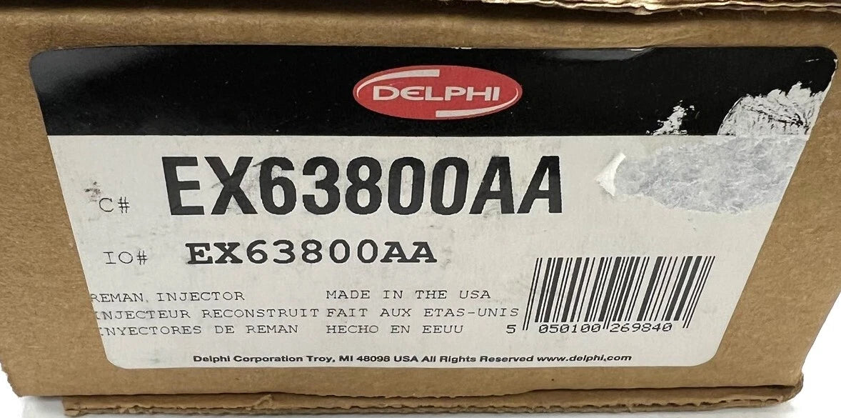 Reman Delphi EX63800AA Fuel Injector for Ford Medium Duty