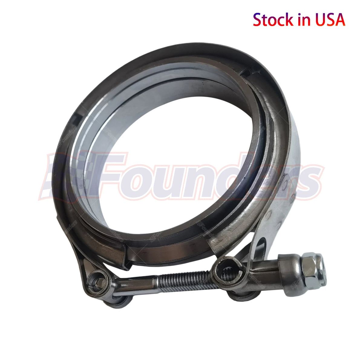 3.5" V-Band Flange & Clamp Kit for Turbo Exhaust Downpipes (304 Stainless Steel)