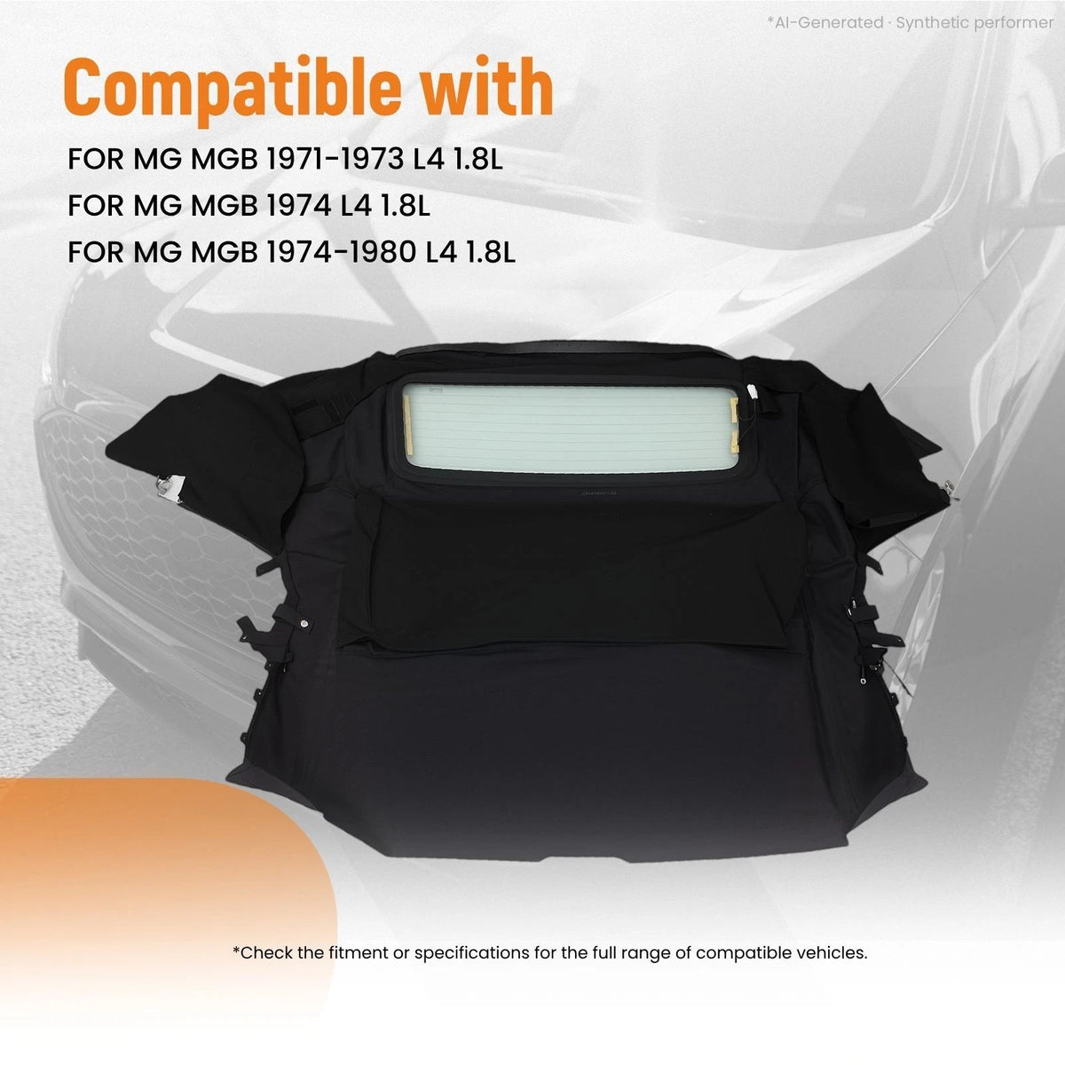 All Weather Soft Top for Toyota MR2 Spyder (2000–2007) Black PVC Composite