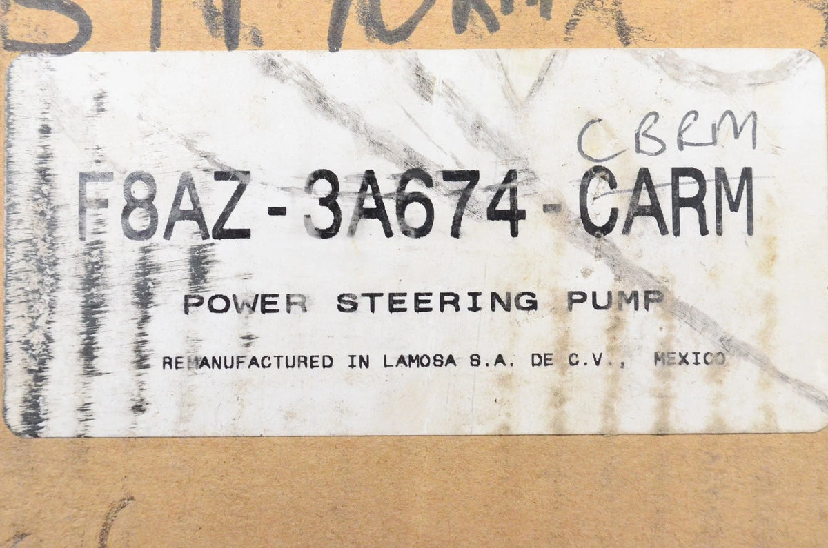 Reman Power Steering Pump for Ford (F8AZ-3A674-CARM)