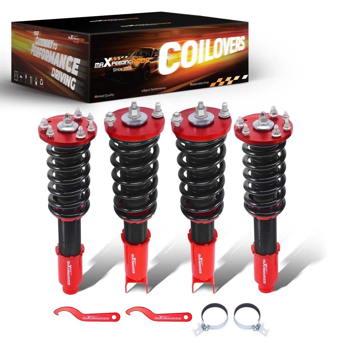 Coilovers Suspension Shock Struts Kit for Honda Accord (2008–2012)
