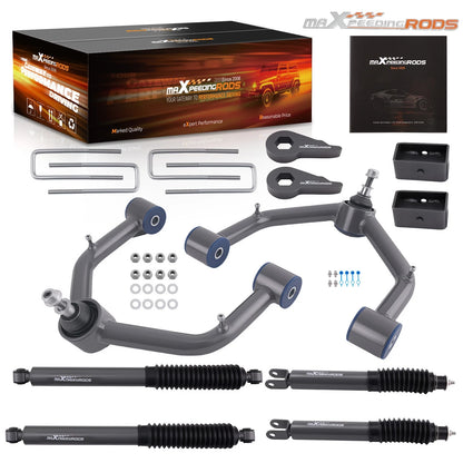 1-3" Lift Kit for Chevy GMC 1500 4WD (1999–2006) Extended Shocks + Control Arms
