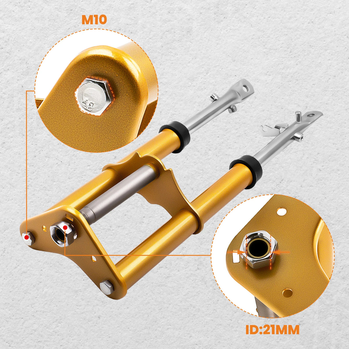 Replacement Front Forks Shock Suspension Assembly for Honda XR50 CRF50 (2000–2023)