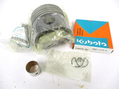 OEM Engine Standard Piston and Ring Kit for Kubota D1402 (07916-26670, 19821-21110)