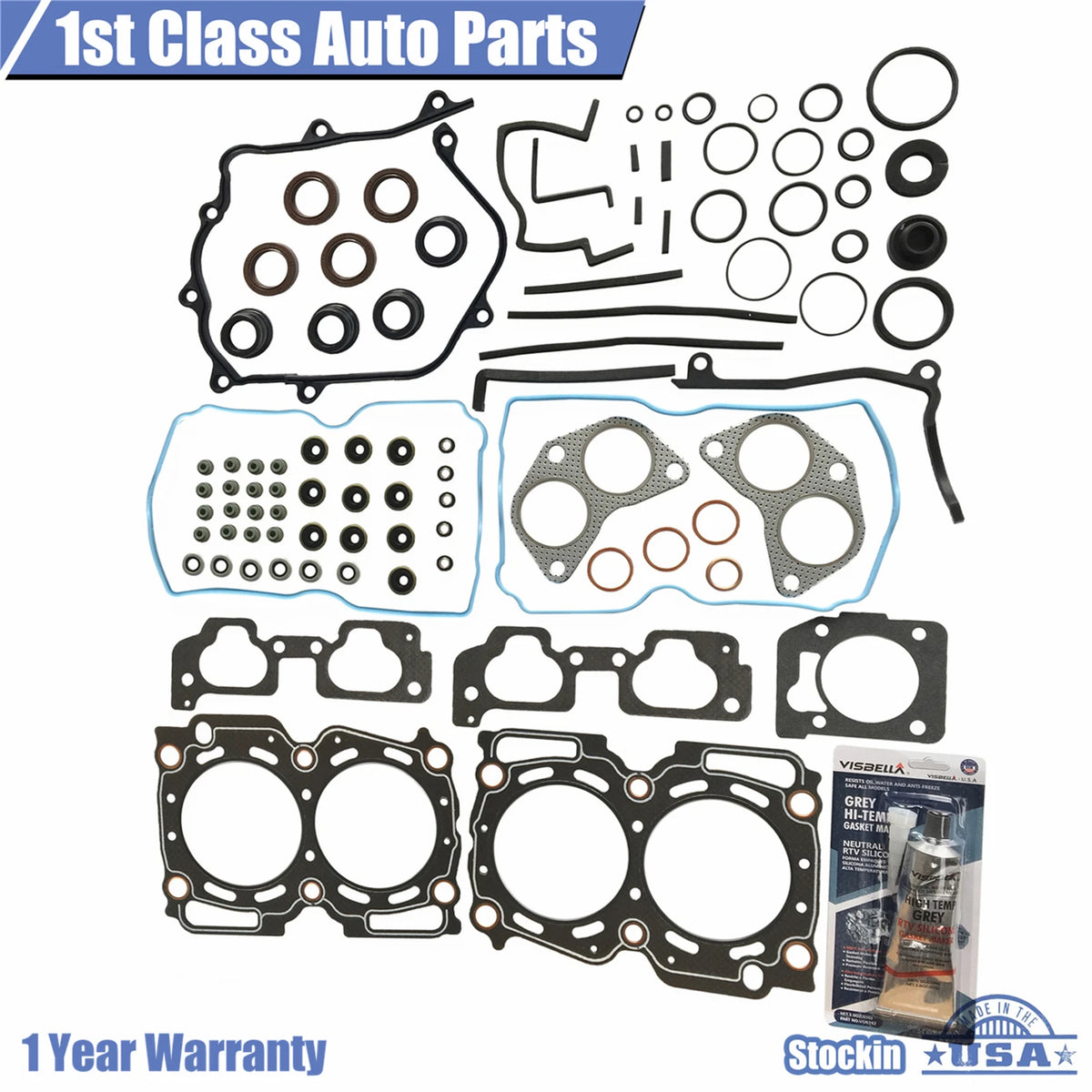 Engine Cylinder Head Gasket Set for Subaru Baja Legacy Impreza 2.5L H4 (2000–2009)