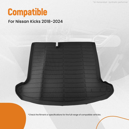 Cargo Floor Mat for Nissan Kicks (2018–2023) TPE Waterproof Liner