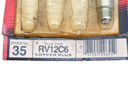 5X Champion RV12C6 Spark Plugs for RV (NOS)