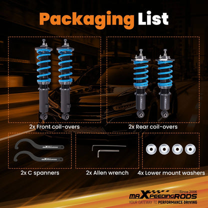 Coilover Suspension Set for Mazda Miata MX5 (NA NB) 24 Ways Damper