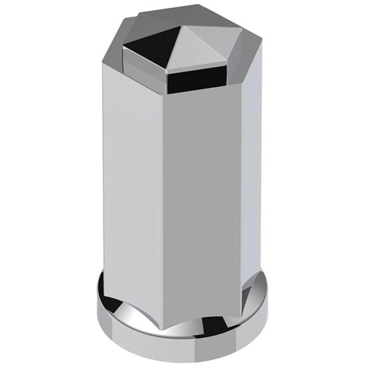 Chrome Plastic Hexagon Nut Cover for UP 10584B (33mm x 4 1/4 Inch)